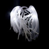 LED Light Up Noodle Headband Flashing Dreads (White Color, 1 Quantity Per Pack) - Glow-Paradise