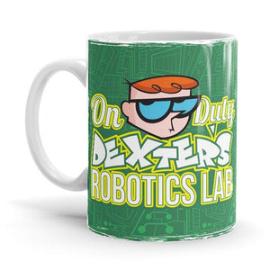 On Duty - Dexter's Laboratory Ceramic Home Kitchen Drinking Coffee Milk Mug (350ml/11oz, Made in USA) - Glow-Paradise