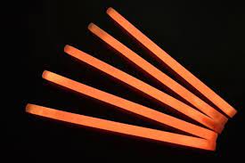 12 Inch Premium Jumbo Glow Sticks (Orange Color, 10 Count Per Pack) - Glow-Paradise