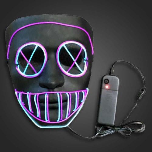 EL Wire X Out Mask (1 Mask Per Pack) - Glow-Paradise
