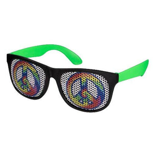 Peace Sign Party Sunglasses (1 Sunglasses Per Pack) - Glow-Paradise