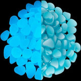 Blue Glow in the Dark Luminous Stones (500 Stones Per Pack) - Glow-Paradise