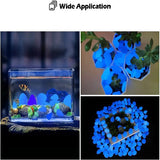 Blue Glow in the Dark Luminous Stones (500 Stones Per Pack) - Glow-Paradise