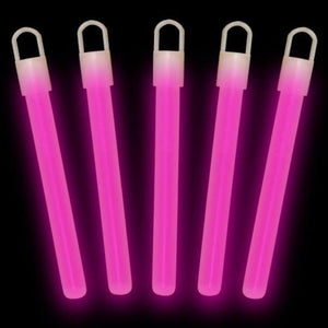 4 Inch Premium Glow Sticks (Pink Color, 25 Count Per Pack) - Glow-Paradise