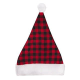 Plaid Santa Hat (1 Quantity Per Pack) - Glow-Paradise