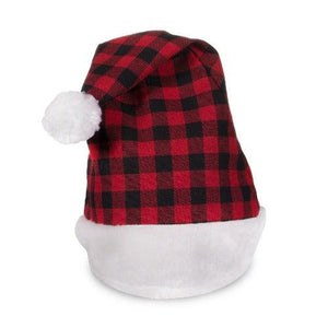 Plaid Santa Hat (1 Quantity Per Pack) - Glow-Paradise