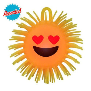 Light Up Color Changing Faces Puffer Squishy Ball - Glow-Paradise