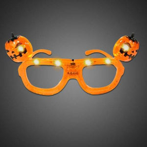 LED Pumpkin Glasses (1 Pair Per Pack) - Glow-Paradise