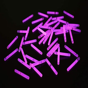 1.5 Inch Mini Glow Sticks (Purple Color, 50 Count Per Pack) - Glow-Paradise