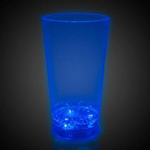 LED Light Up 16 Oz Pint Glass (Blue Color, 1 Quantity Per Pack) - Glow-Paradise