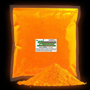 Glominex Ultraviolet Reactive Pigment 1 kg  (Orange Color, 1 Quantity Per Pack) - Glow-Paradise