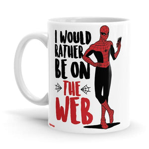 Rather Be On The Web - Marvel Official Mug - Glow-Paradise