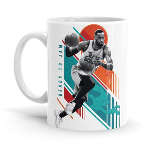 LeBron James: Strike - Space Jam Ceramic Home Kitchen Drinking Coffee Milk Mug (350ml/11oz, Made in USA) - Glow-Paradise