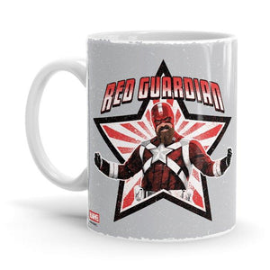 Red Guardian - Marvel Ceramic Home Kitchen Drinking Coffee Milk Mug (350ml/11oz, Made in USA) - Glow-Paradise