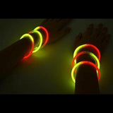 Glow Eyeglasses Bi-Color - Aviator Style- Bi Red/Yellow (50 Eye Glassess Per Pack) - Glow-Paradise