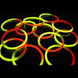 Glow Eyeglasses Bi-Color - Aviator Style- Bi Red/Yellow (50 Eye Glassess Per Pack) - Glow-Paradise