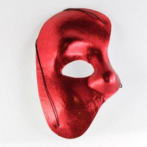 Halloween Half Mask (Red Color, 1 Mask Per Pack) - Glow-Paradise