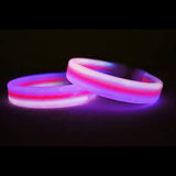 8 Inch Tri-Color Glow Bracelets (30 Counts Per Pack) - Glow-Paradise