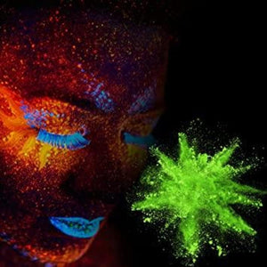 Blacklight Color Powder 70g (Green Color, 1 Quantity Per Pack) - Glow-Paradise