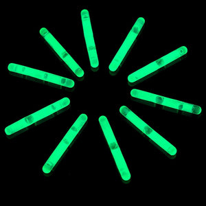 1.5 Inch Mini Glow Sticks (Green Color, 50 Count Per Pack) - Glow-Paradise