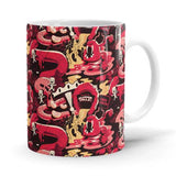 Anatomy Pattern - Rick And Morty Ceramic Home Kitchen Drinking Coffee Milk Mug (350ml/11oz, Made in USA) - Glow-Paradise
