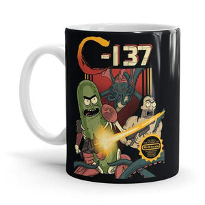 C-137 - Rick And Morty Ceramic Home Kitchen Drinking Coffee Milk Mug (350ml/11oz, Made in USA) - Glow-Paradise