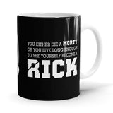 Evil Morty - Rick And Morty Ceramic Home Kitchen Drinking Coffee Milk Mug (350ml/11oz, Made in USA) - Glow-Paradise