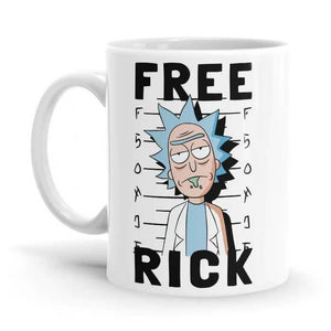Free Rick - Rick And Morty Ceramic Home Kitchen Drinking Coffee Milk Mug (350ml/11oz, Made in USA)x` - Glow-Paradise