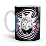 Glitch - Rick And Morty Ceramic Home Kitchen Drinking Coffee Milk Mug (350ml/11oz, Made in USA) - Glow-Paradise