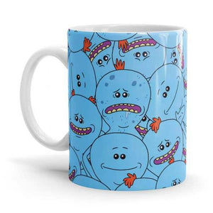 Meeseeks Army - Rick And Morty Ceramic Home Kitchen Drinking Coffee Milk Mug (350ml/11oz, Made in USA) - Glow-Paradise