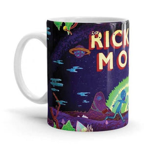 Morty Night Run - Rick And Morty Ceramic Home Kitchen Drinking Coffee Milk Mug (350ml/11oz, Made in USA) - Glow-Paradise