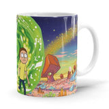 Ricksy Business - Rick And Morty Ceramic Home Kitchen Drinking Coffee Milk Mug (350ml/11oz, Made in USA) - Glow-Paradise