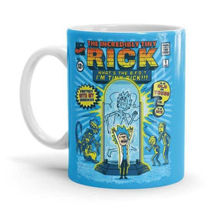Tiny Rick - Rick And Morty Ceramic Home Kitchen Drinking Coffee Milk Mug (350ml/11oz, Made in USA) - Glow-Paradise