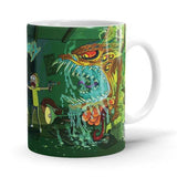 Total Rickall - Rick And Morty Ceramic Home Kitchen Drinking Coffee Milk Mug (350ml/11oz, Made in USA) - Glow-Paradise