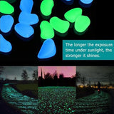 Glow in The Dark Garden Rocks And Pebbles (200 Stones Per Pack) - Glow-Paradise