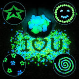 Glow in The Dark Garden Rocks And Pebbles (200 Stones Per Pack) - Glow-Paradise