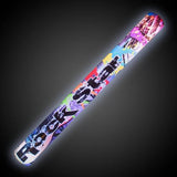 LED Light Up 16 Inch Rock Star Theme Foam Stick (1 Per Pack) - Glow-Paradise