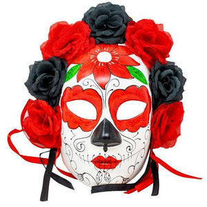 Roses and Ribbons Full Mask (1 Mask Per Pack) - Glow-Paradise