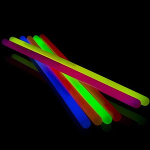 15 Inch Premium Glow Sticks (Assorted Color, 5 Count Per Pack) - Glow-Paradise