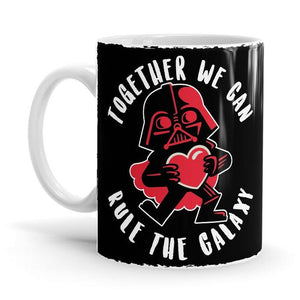 Rule The Galaxy - Star Wars Ceramic Home Kitchen Drinking Coffee Milk Mug (350ml/11oz, Made in USA) - Glow-Paradise