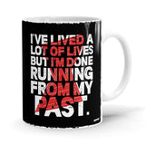 Running From My Past - Marvel Ceramic Home Kitchen Drinking Coffee Milk Mug (350ml/11oz, Made in USA) - Glow-Paradise