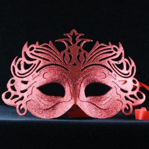 Glittering Butterfly Mask (Pink Color, 1 Mask Per Pack) - Glow-Paradise