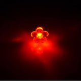 LED Light Up Flower Stud Earrings (Red Color, 1 Pair Per Pack) - Glow-Paradise