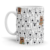 Scooby Pattern - Scooby Doo Ceramic Home Kitchen Drinking Coffee Milk Mug (350ml/11oz, Made in USA) - Glow-Paradise