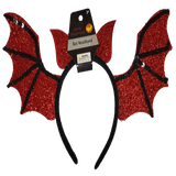 Sequine Bat Headband - Assorted (12 Quantity Per Pack) - Glow-Paradise