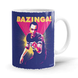 Sheldon: Bazinga! - The Big Bang Theory Ceramic Home Kitchen Drinking Coffee Milk Mug (350ml/11oz, Made in USA) - Glow-Paradise