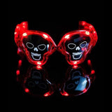 LED Light Up Skull Sunglasses (1 Eyeglasses Per Pack) - Glow-Paradise
