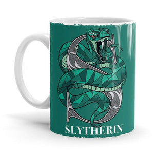 Slytherin Charm - Harry Potter Ceramic Home Kitchen Drinking Coffee Milk Mug (350ml/11oz, Made in USA) - Glow-Paradise