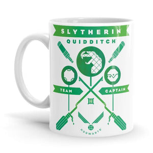 Slytherin Team Captain - Harry Potter Ceramic Home Kitchen Drinking Coffee Milk Mug (350ml/11oz, Made in USA) - Glow-Paradise