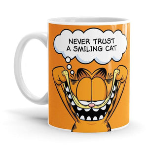 Smiling Cat - Garfield Ceramic Home Kitchen Drinking Coffee Milk Mug (350ml/11oz, Made in USA) - Glow-Paradise